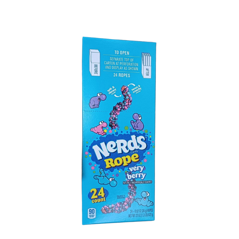 Nerds Rope Very Berry 26g mhd 08/26 – My Candytown