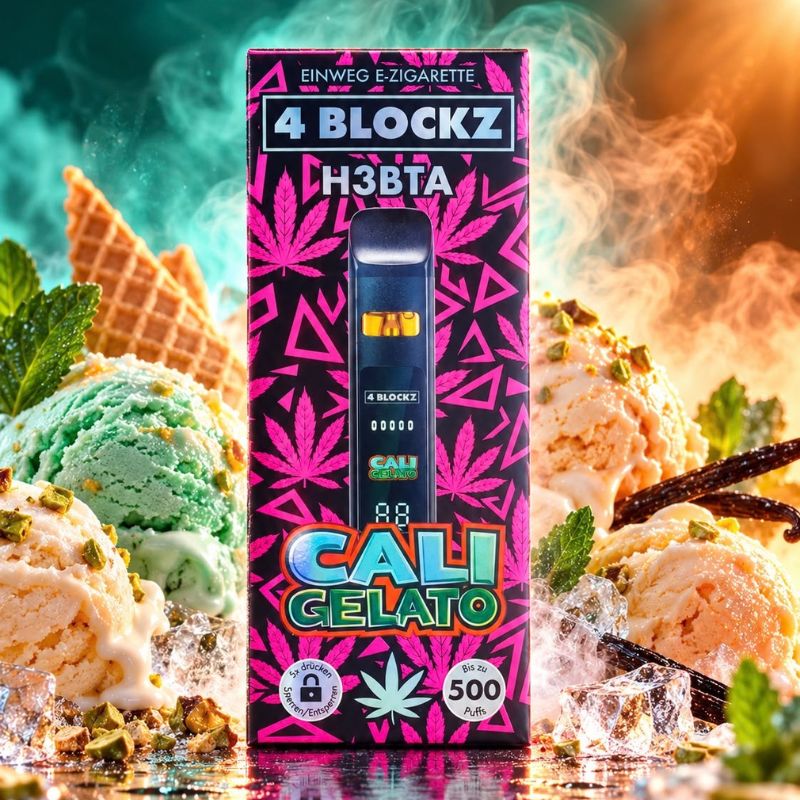 4 BLOCKZ H3BTA Vape 1 ml – Cali Gelato - My Candytown
