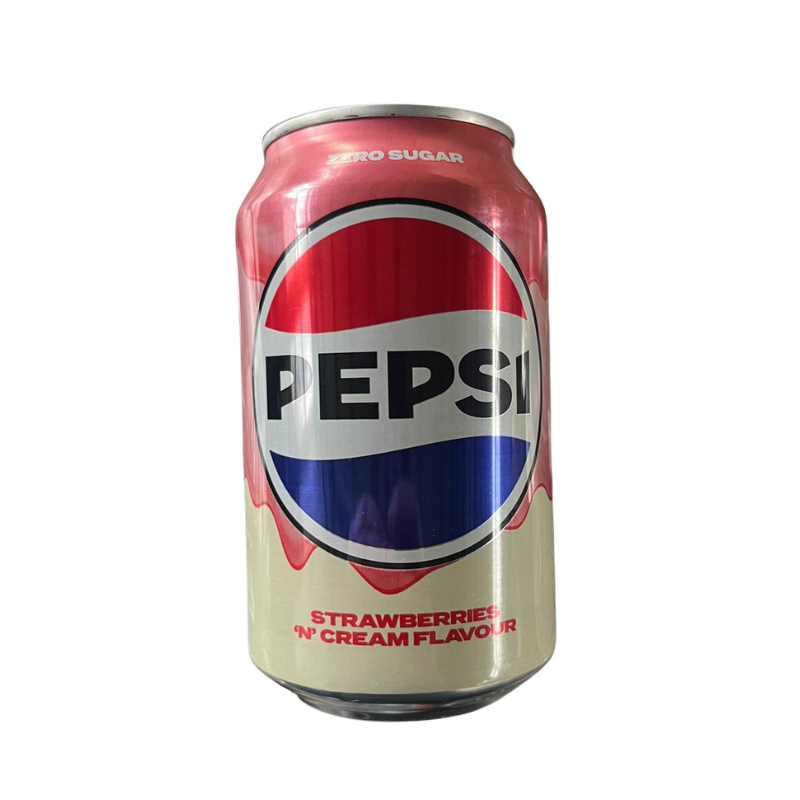 Pepsi Zero Sugar Pepsi 'n' Strawberry 330ml - My Candytown