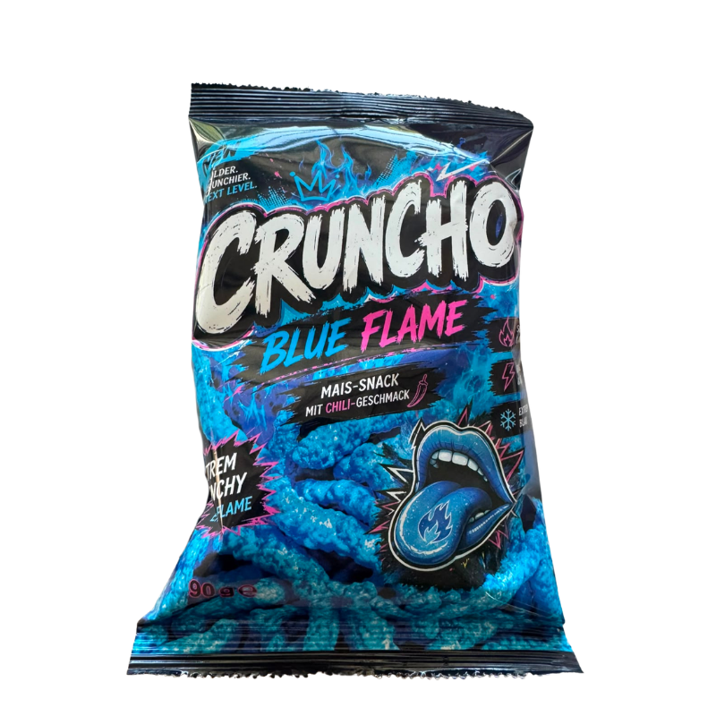 CRUNCHO Blue Flame Mais-Snack 90 g - My Candytown