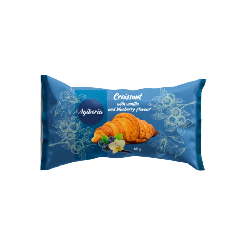 Agiberia Croissant Vanille & Heidelbeere 60 g
