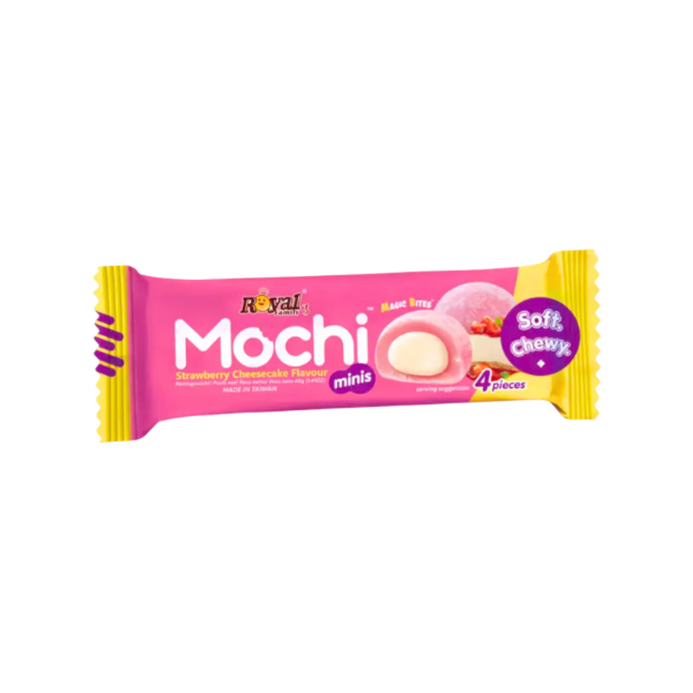 Mochi Mini Strawberry Cheesecake Flavour 40g MHD10/26 - My Candytown