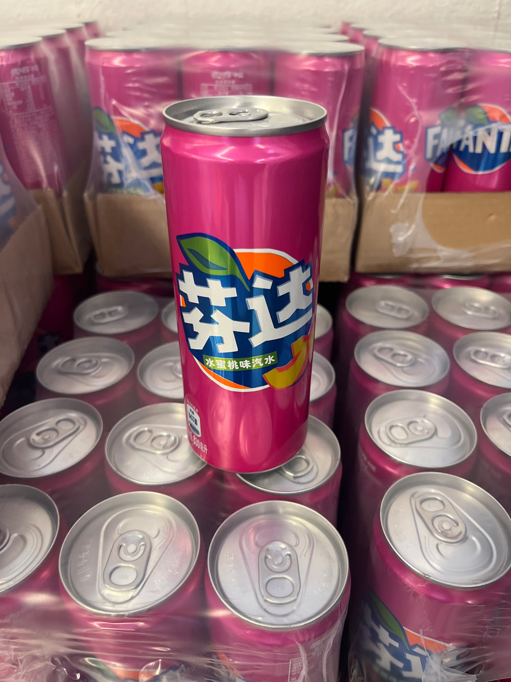 Fanta Peach China 330ml Can mhd 11/25