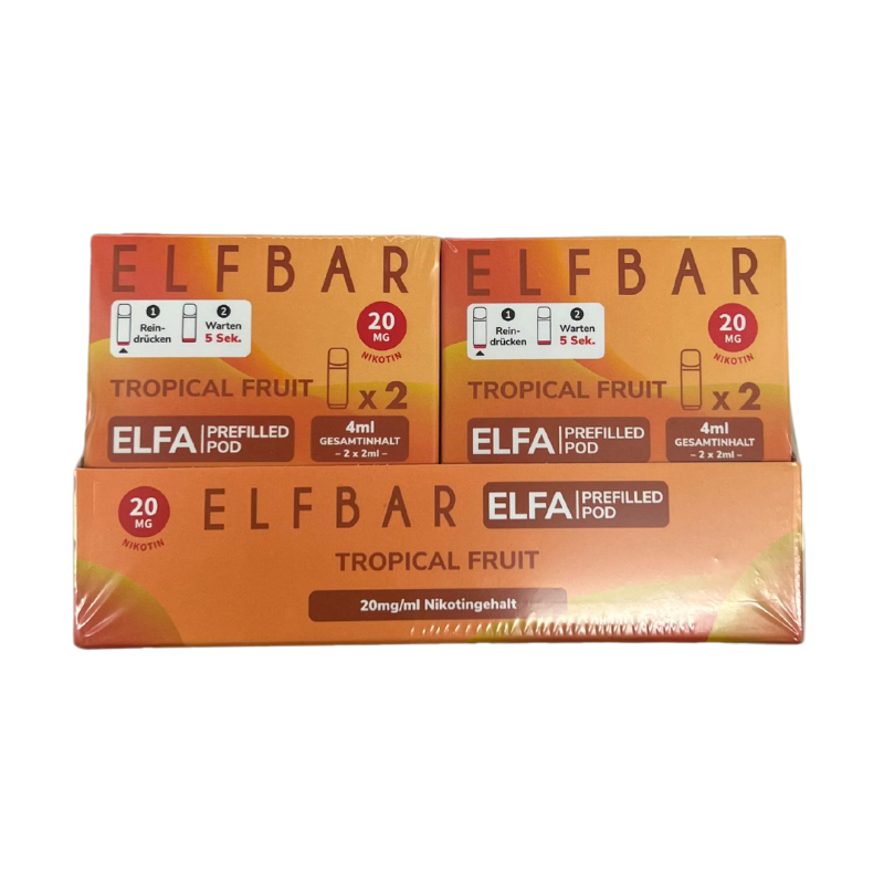 Elfbar Elfa Tropical Fruit 20mg Nikotin 2er Pack