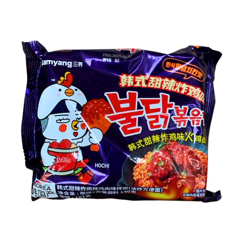 Samyang Buldak Korean Frittiertes Hähnchen süß & scharf 140g