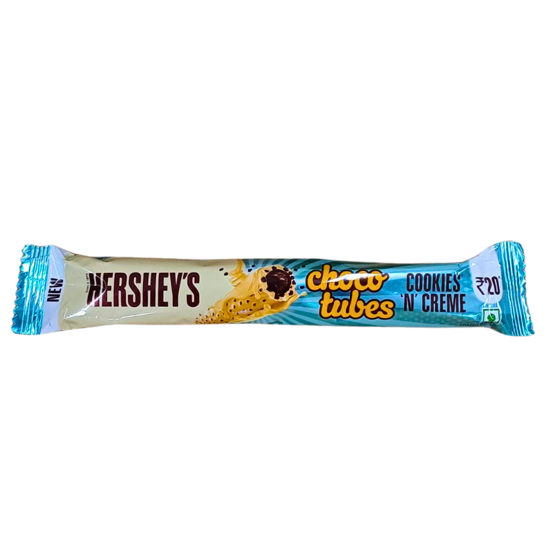 Hersheys Choco Tubes Cookies & Cream 25g mhd 11/24