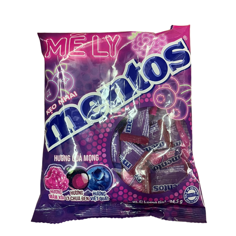 Mentos Chewing Candy Blueberry-Raspberry 94,5g