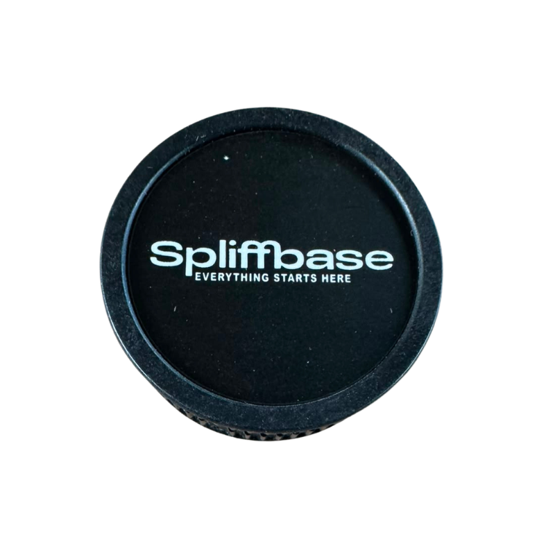 Spliffbase Premium Hemp Grinder – 2-teilig Schwarz