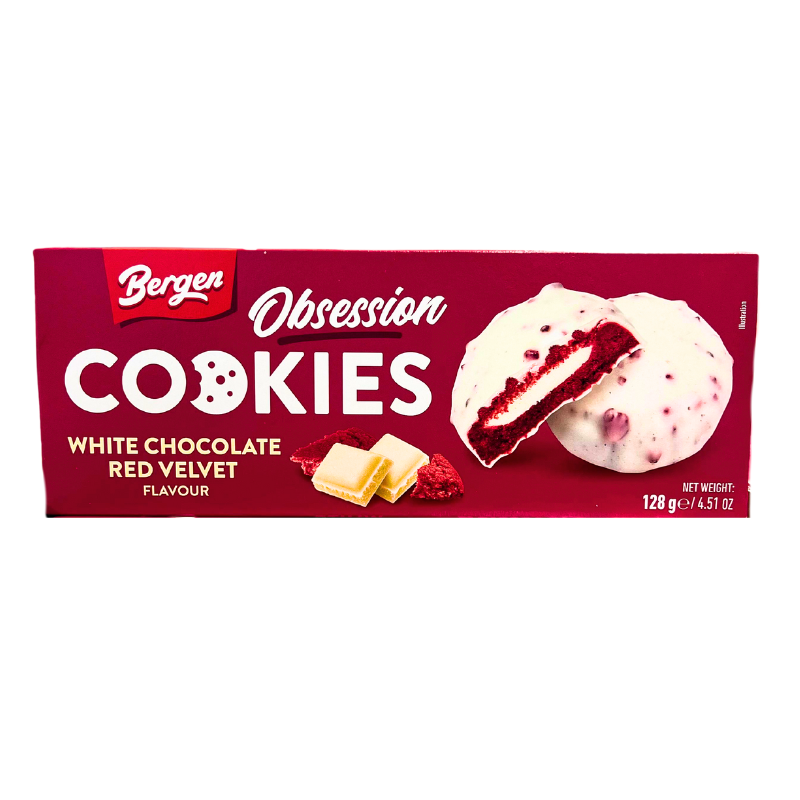 Bergen Obsession Red Velvet Cookies 128g