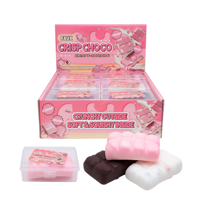 Faux Crisp Choco Rosa/Weiß – Crispy Squishy
