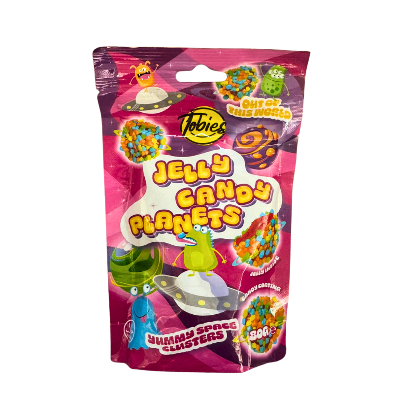 Tabies Jelly Candy Planets / Yummy Space Clusters 80g - My Candytown