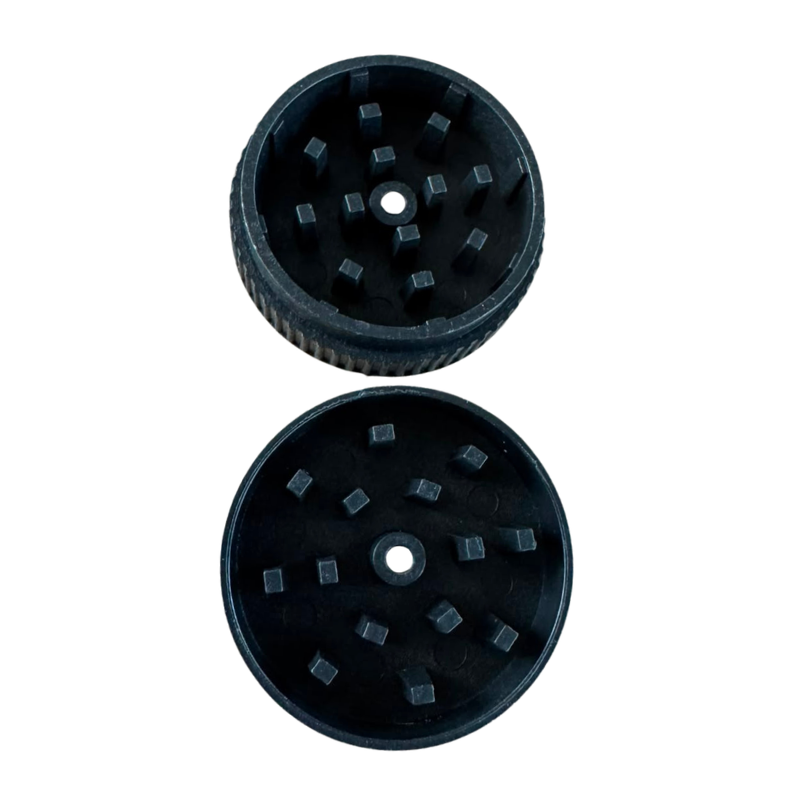 Spliffbase Premium Hemp Grinder – 2-teilig Schwarz