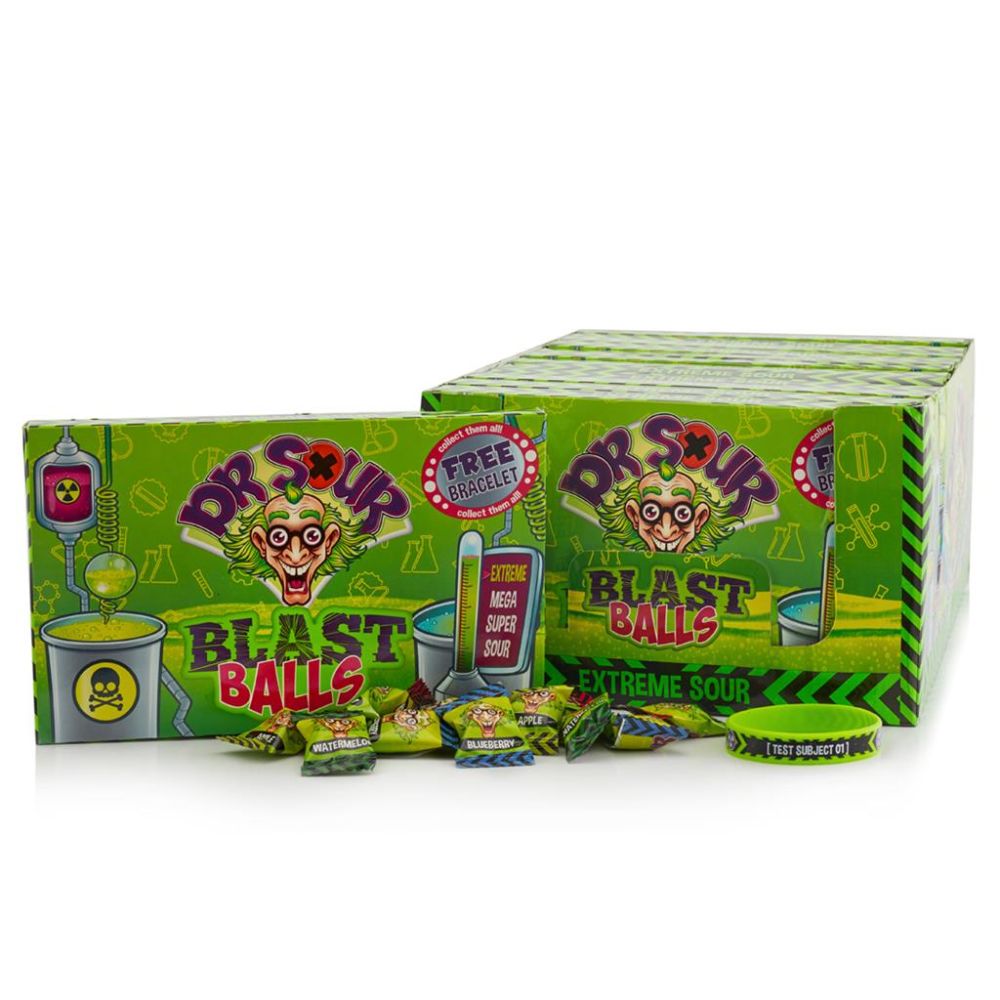 Dr. Sour Blast Balls Theatre Box 90g