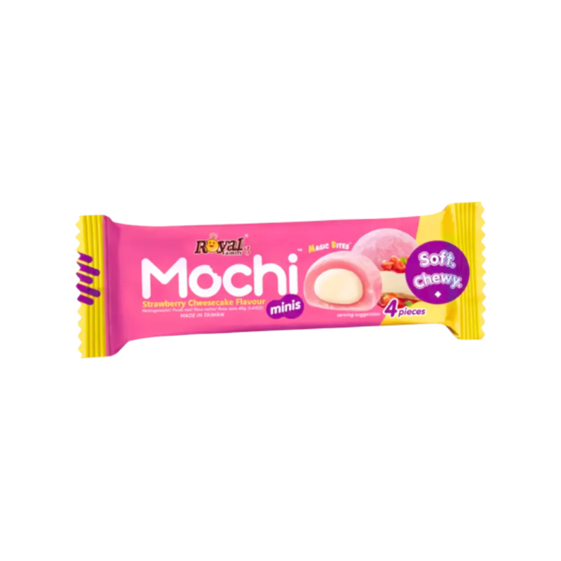 Mochi Mini Strawberry Cheesecake Flavour 40g MHD10/26 - My Candytown