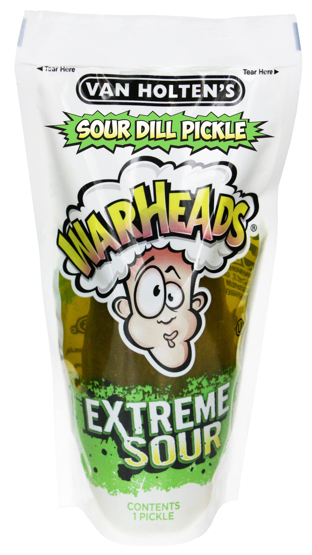 Pickle in a Pouch Jumbo Warheads (12 Stk./ VPE) - My Candytown