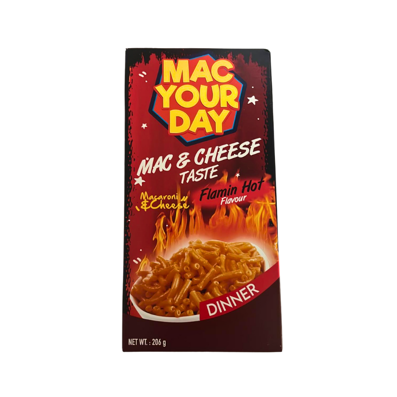 Mac & Cheese Flamin Hot 206g - My Candytown