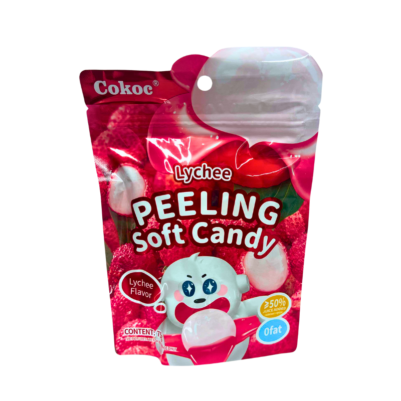 Cokoc Lychee Peeling Soft Candy 75g