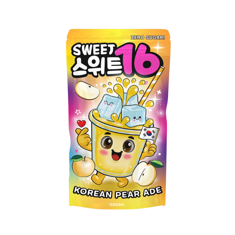 Sweet16 - Korean Pear Ade (Zero Sugar) 200ml MHD: 2027