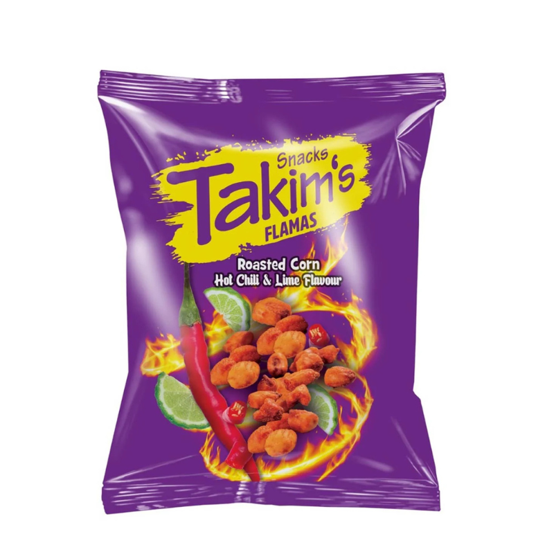 Takim's Roasted Corn Hot Chili & Lime 100g