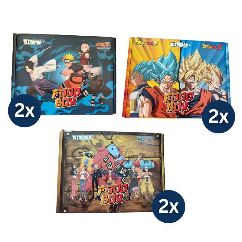 Deluxe Master Food Box - The Big Three (Naruto/One Piece/ Dragon Ball) - My Candytown