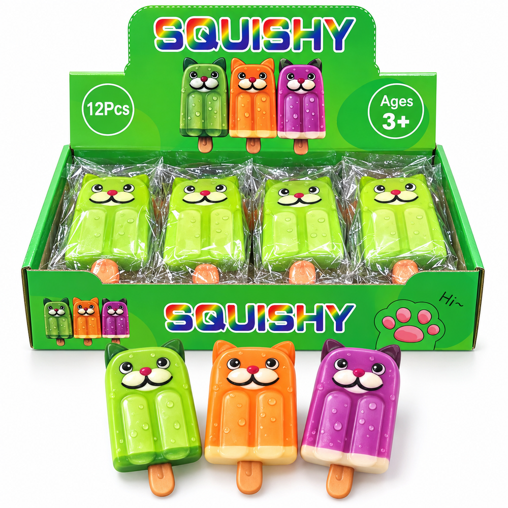Cat Eis Squishy – Katzen-Eis am Stiel - My Candytown