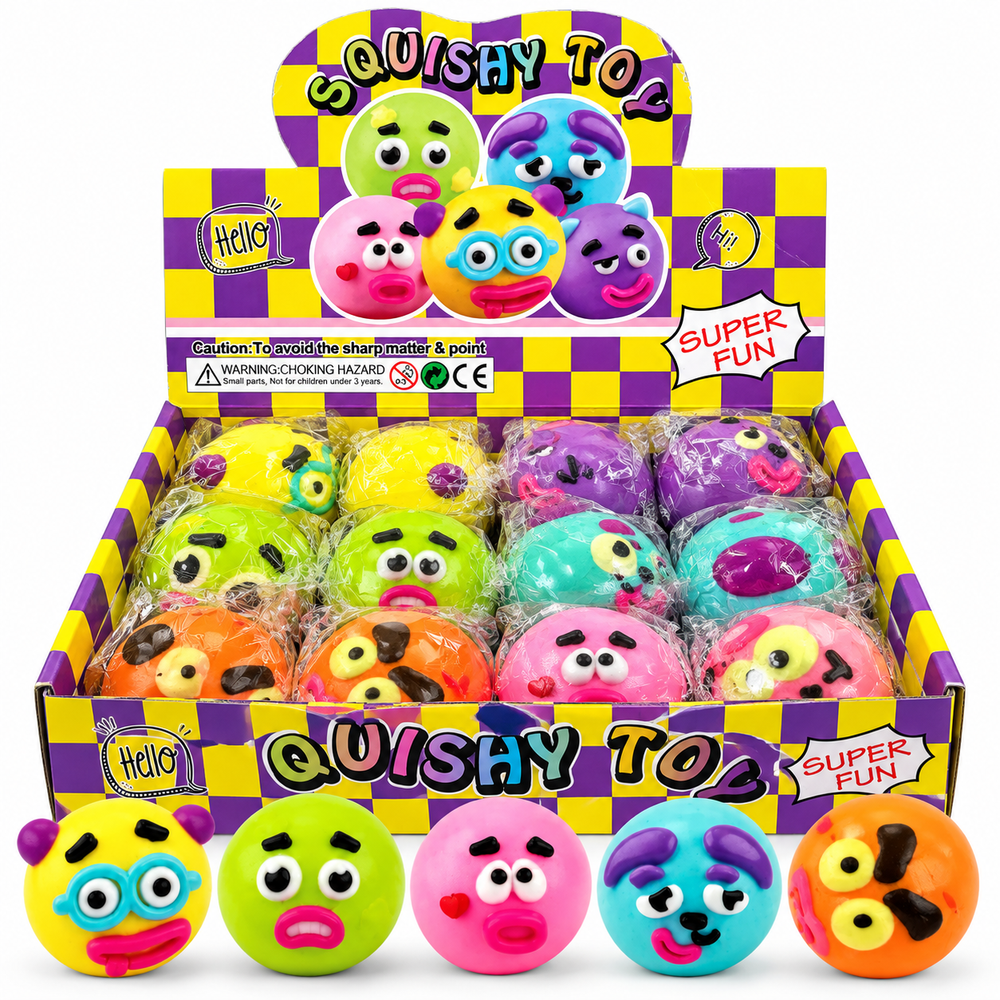 Super Fun Funny Face Squishies - My Candytown