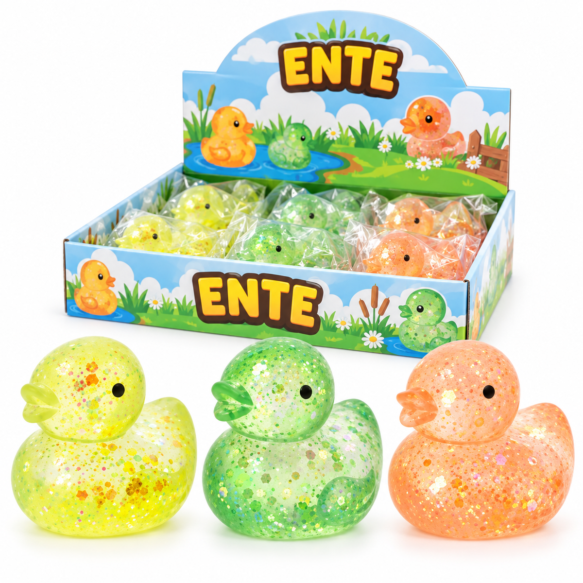 Glitter Duck Squishy / Glitzer-Ente - My Candytown