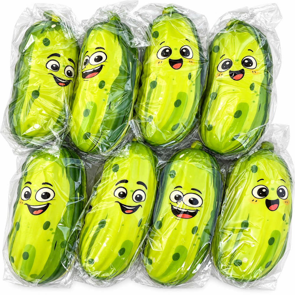 Cucumber / Pickle Character Squishy - My Candytown