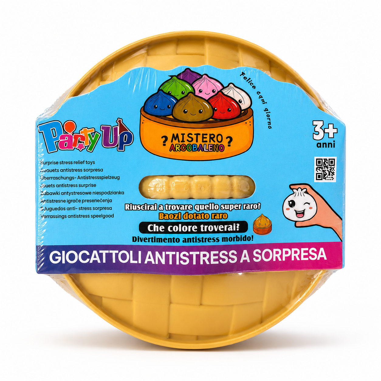 Party Up Mistero Arcobaleno – Baozi Mystery Squishy - My Candytown