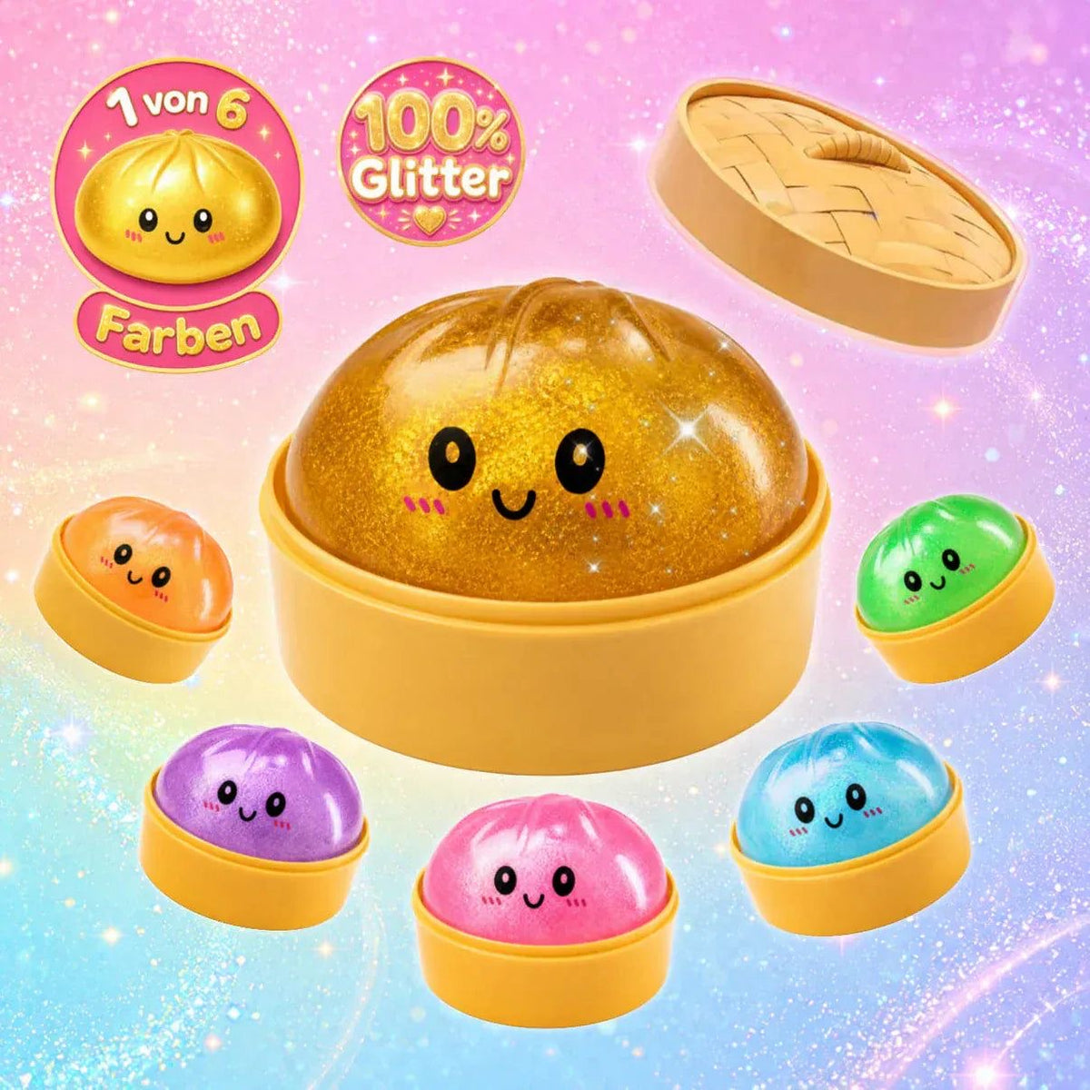 Dumpling Mistery  Squishy Glitzer