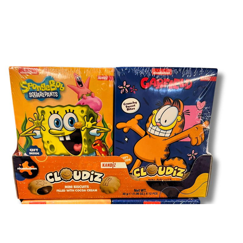 Cloudiz Cocoa Cream Spongebob and Garfield 30g