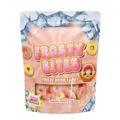 Frosty Bites Peach Rings 50g mhd 2026