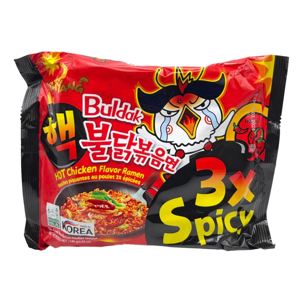 SamYang Buldak Hot Chicken Ramen 3X Spicy 140g