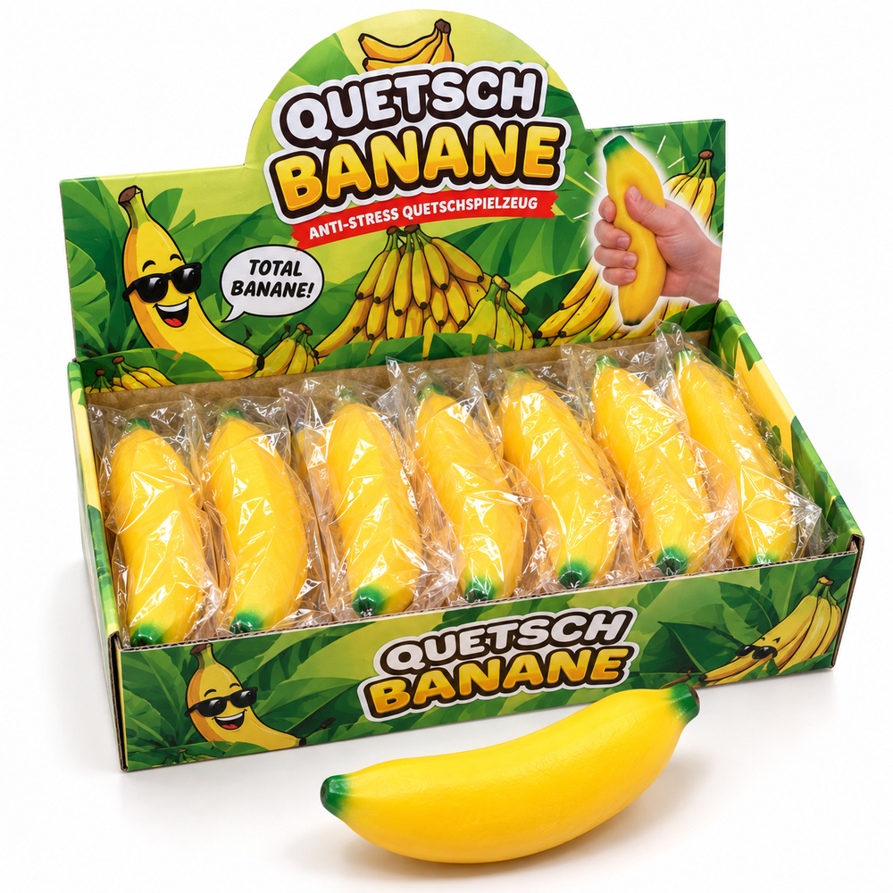 Quetsch Banane – Anti-Stress Squishy - My Candytown