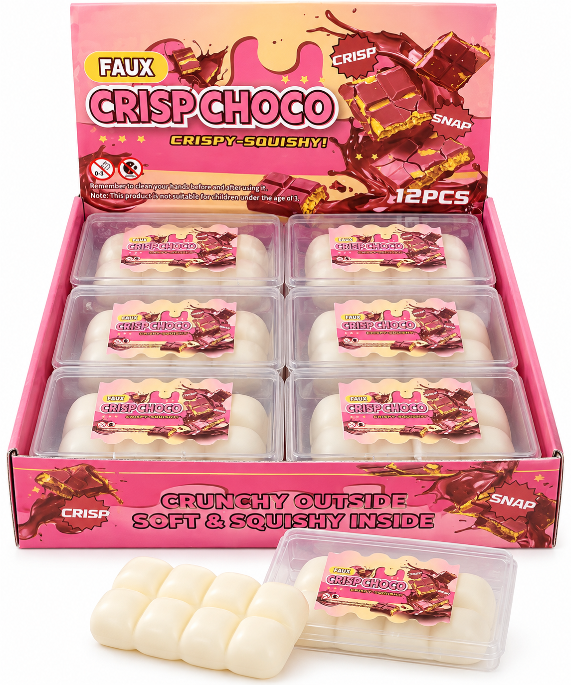 Faux Crisp Choco Weiß – Crispy Squishy
