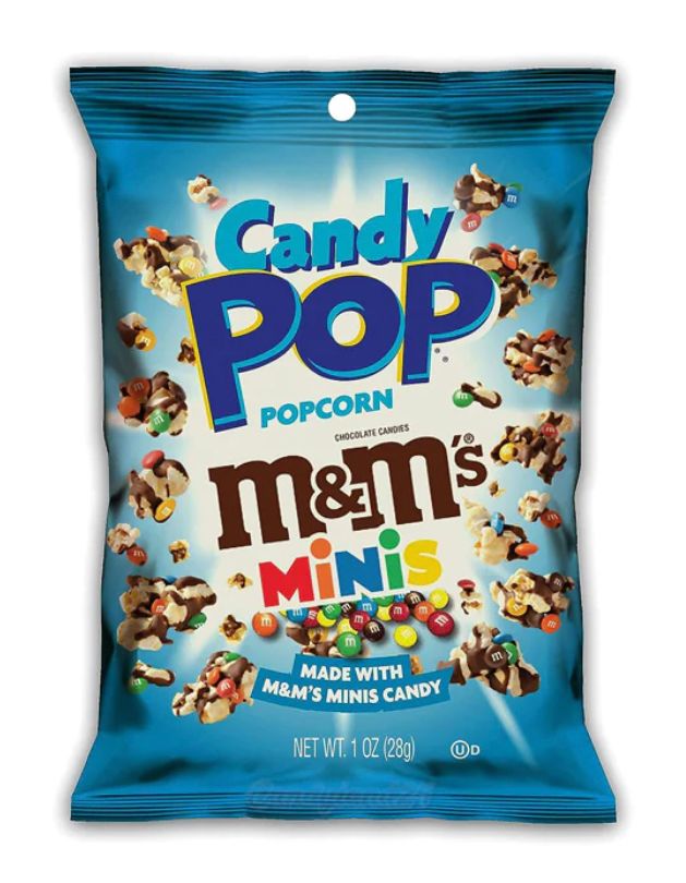 Candy Pop Popcorn M&M's 28g mhd 03/25