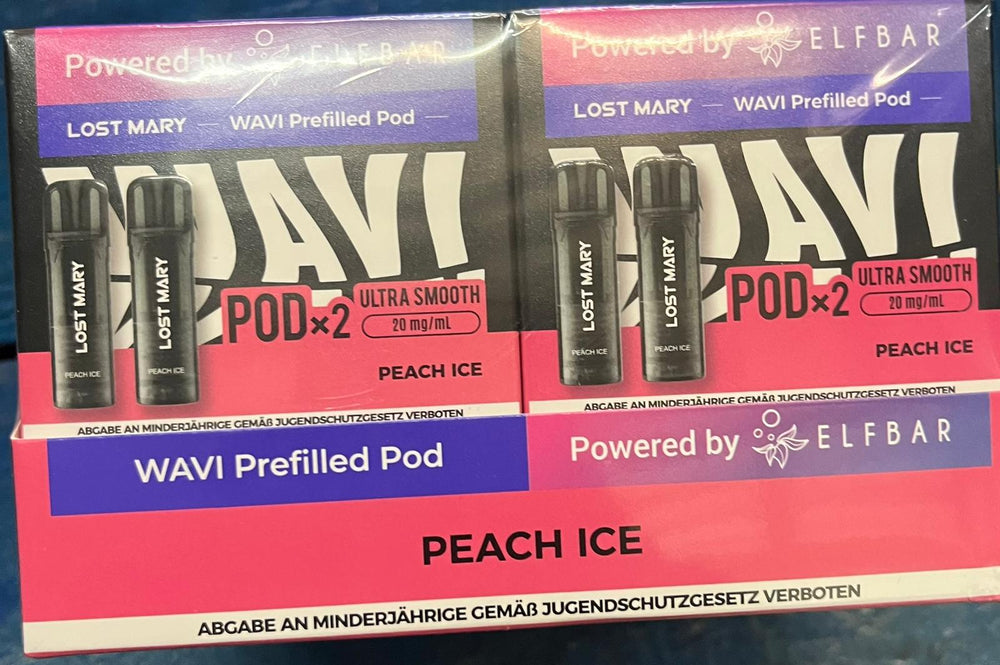 Elfbar Lost Mary WAVI - Peach Ice -  20mg Nikotin 2er Pack