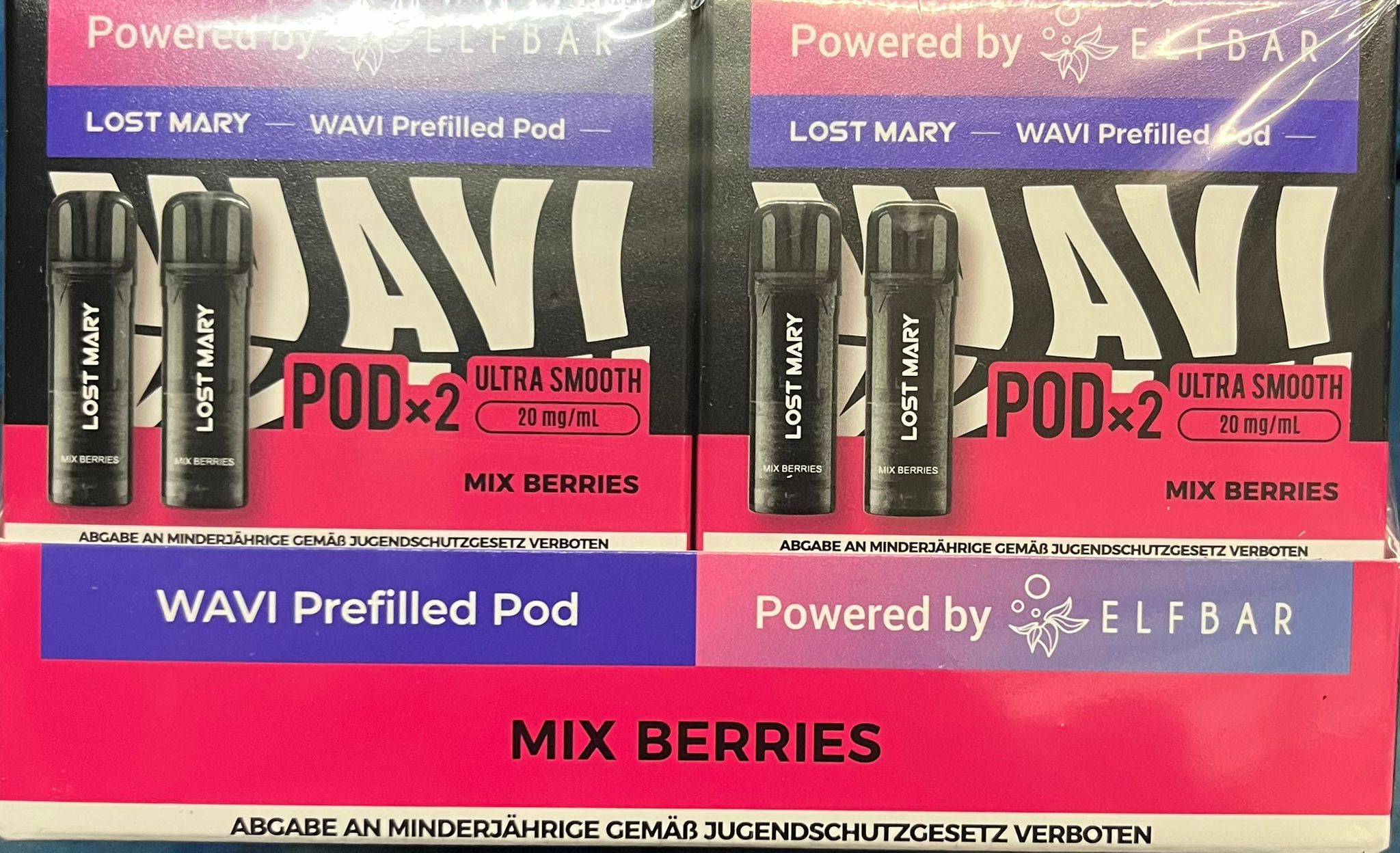 Elfbar Lost Mary WAVI - Mix Berries 20mg Nikotin 2er Pack