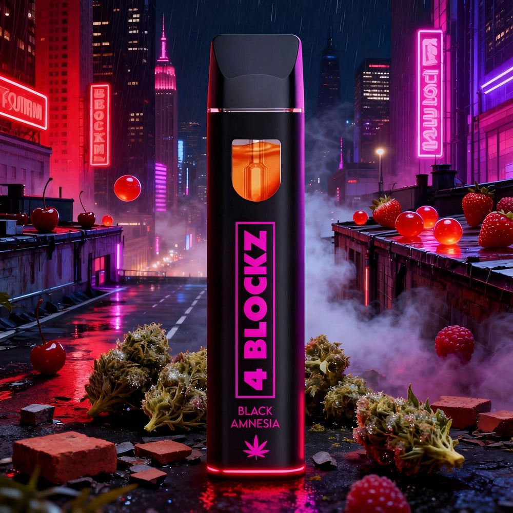 4 Blockz H3BTA Vape - Black Amnesia 1ml