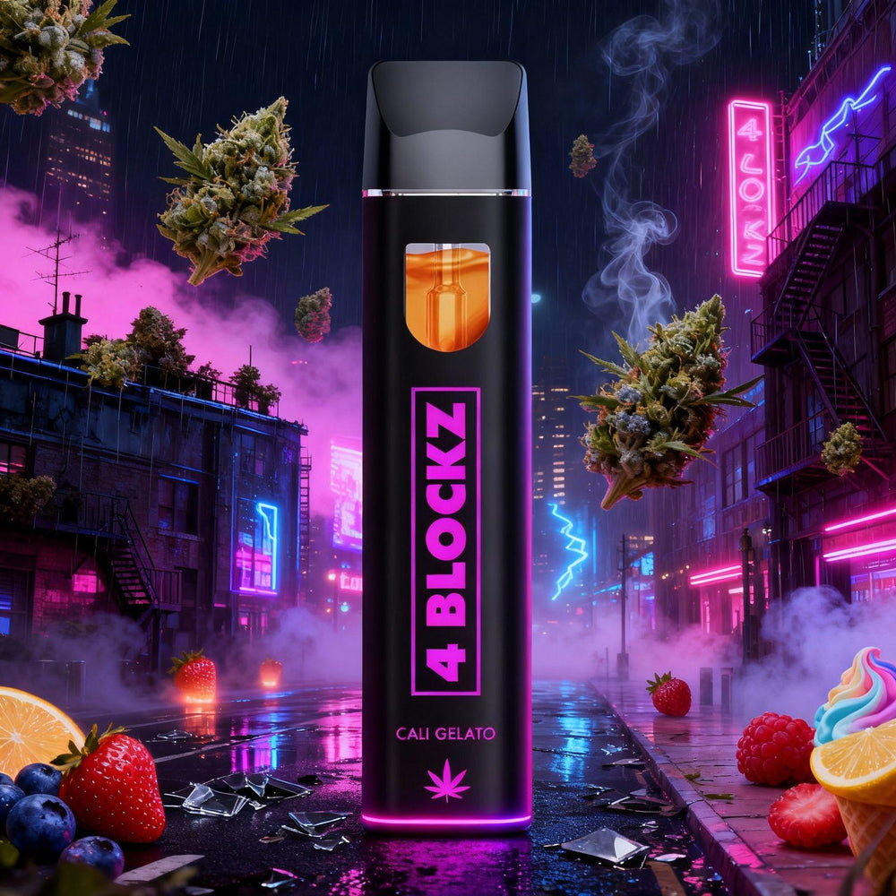 4 Blockz H3BTA Vape - Cali Gelato 1ml