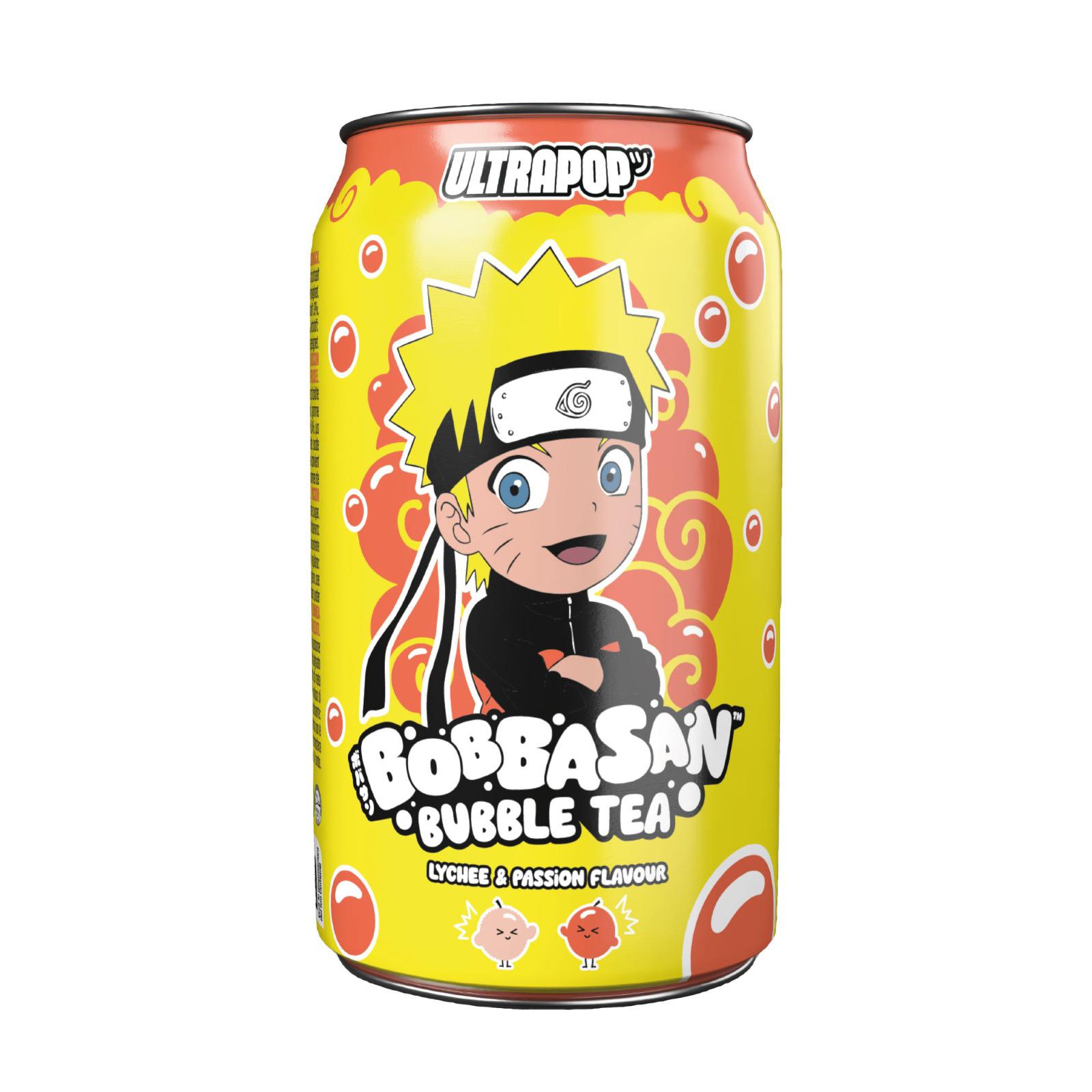 BOBBASAN NARUTO Bubble Tea Lychee Passion 320ml - My Candytown