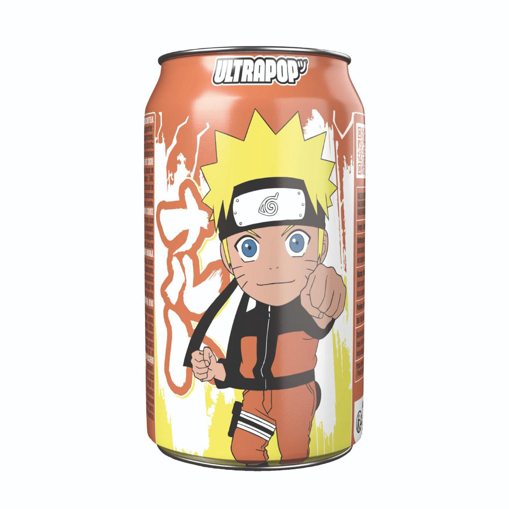 Ultrapop Naruto Shippuden Sparkling Soda Orange 330ml - My Candytown