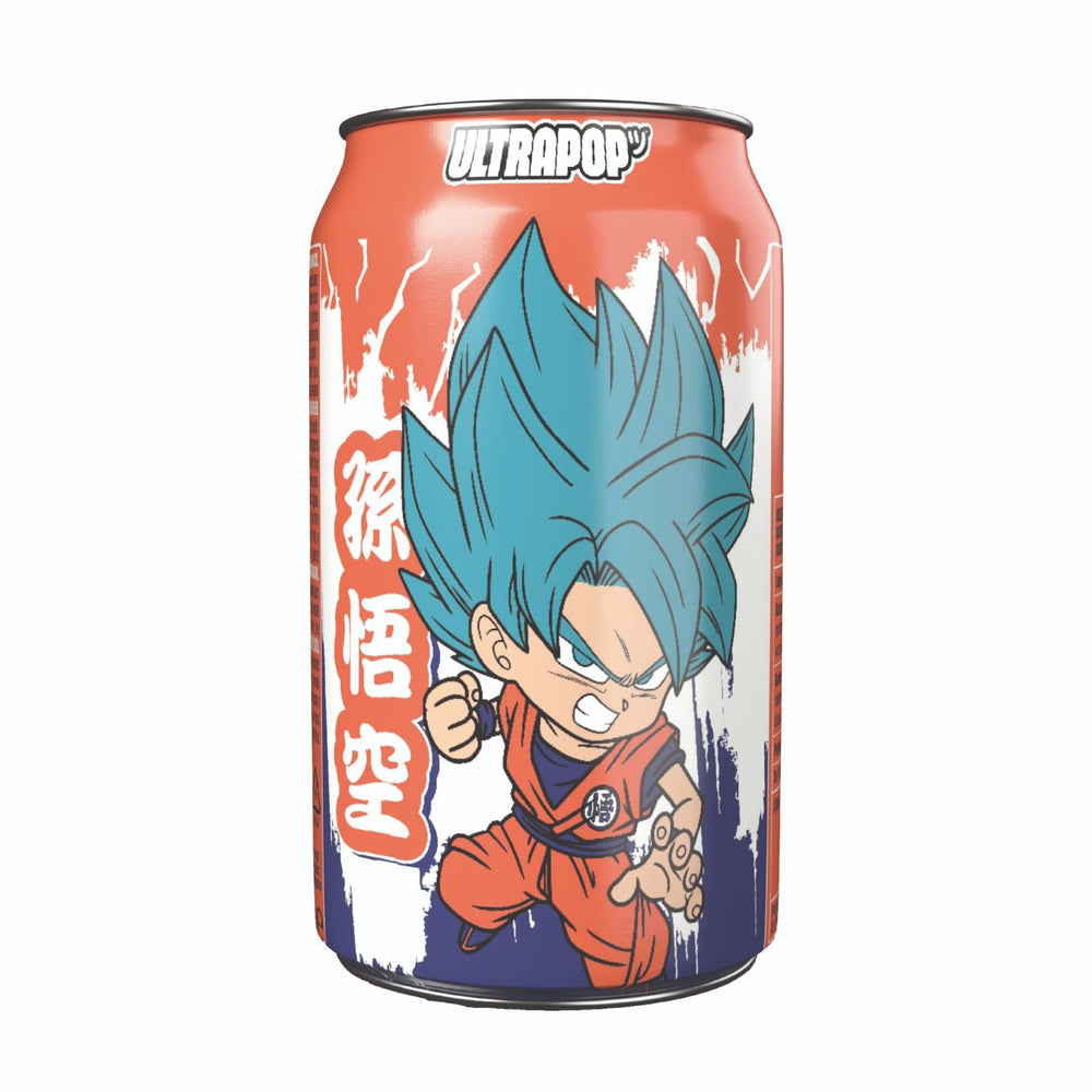 Ultrapop Dragon Ball Sparkling Soda Strawberry Banana 330ml - My Candytown