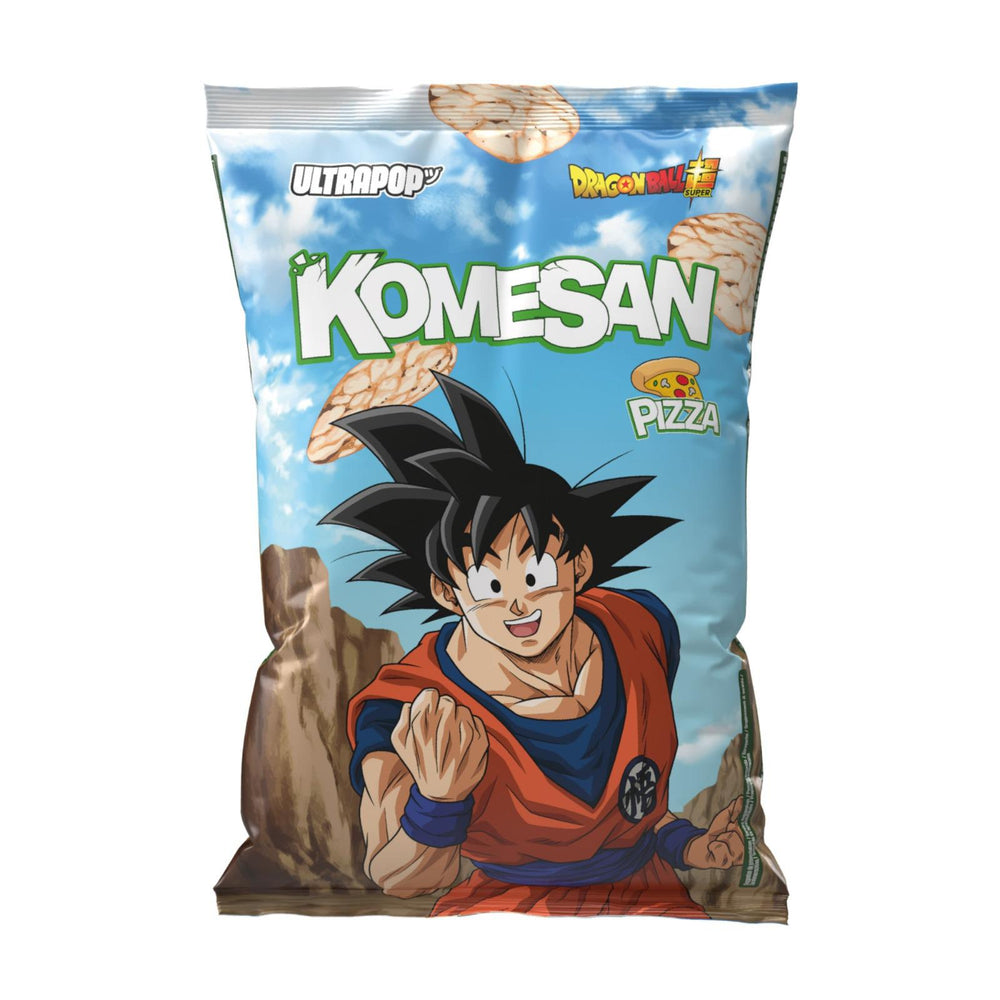 Chips Komesan Ultra Pop Pizza Flavour Brown Rice Chips Goku 60g - My Candytown