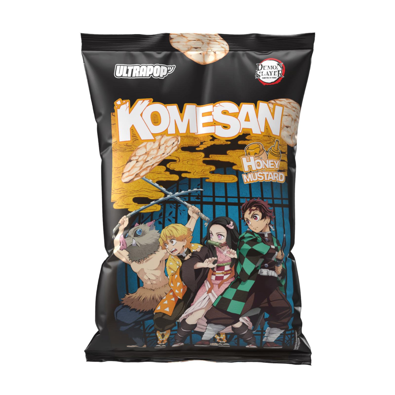 Chips Komesan Ultra Pop Demon Slayer Komesan Honey & Mustard 60g - My Candytown