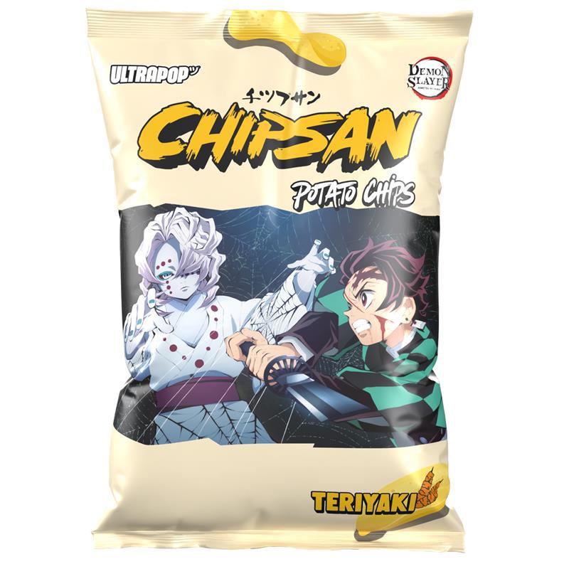 Chipsan Kartoffelchips Teriyaki Demon Slayer 110g - My Candytown