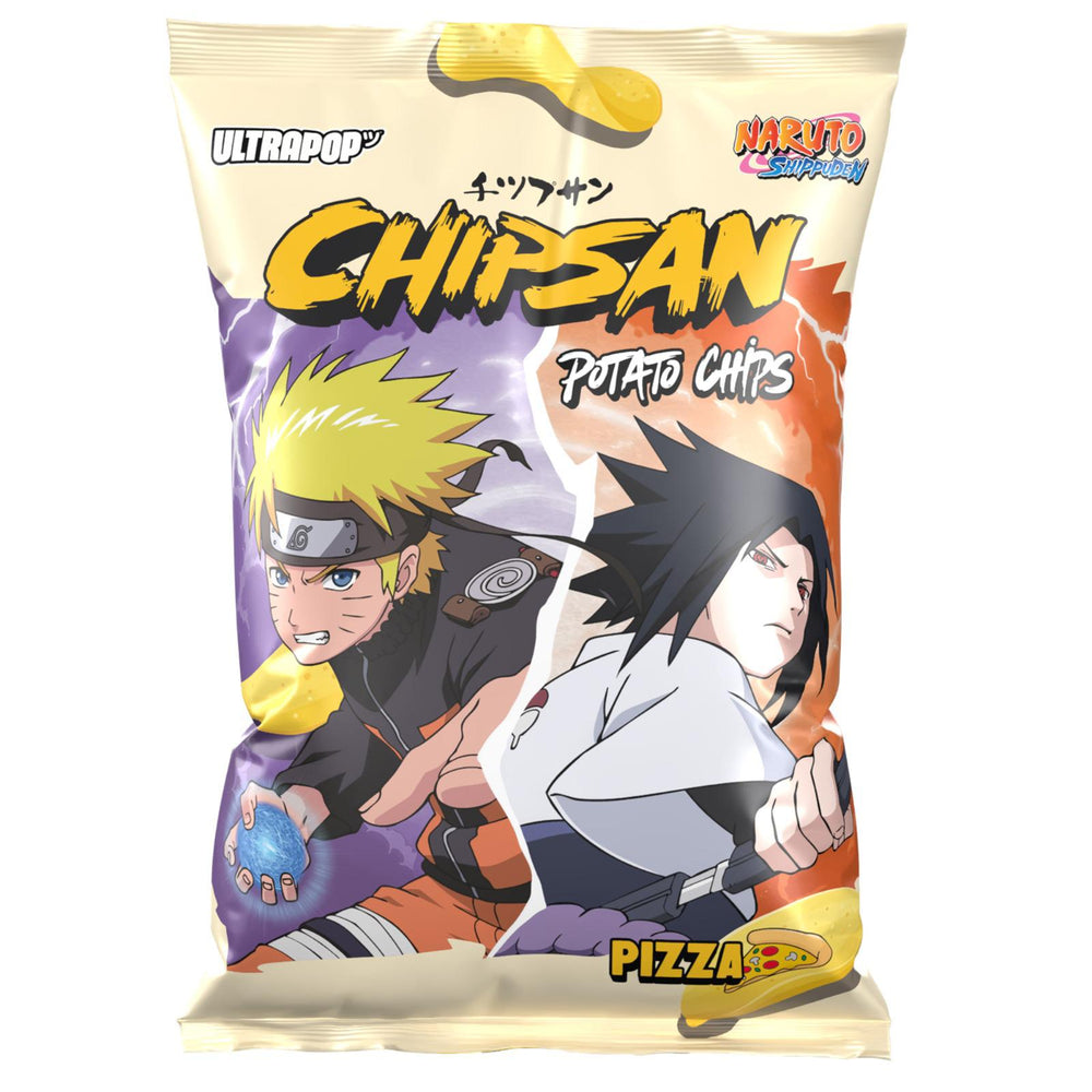 Chipsan Kartoffelchips Pizza Flavor Naruto 110g - My Candytown