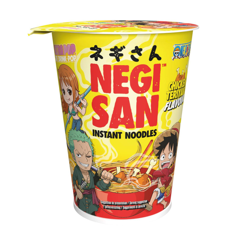 One Piece Negisan Instant Noodles Chicken Teriyaki Cup 65g - My Candytown