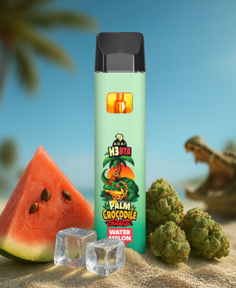 Palm Crocodile H3BTA Vape - Watermelon 1ml - My Candytown