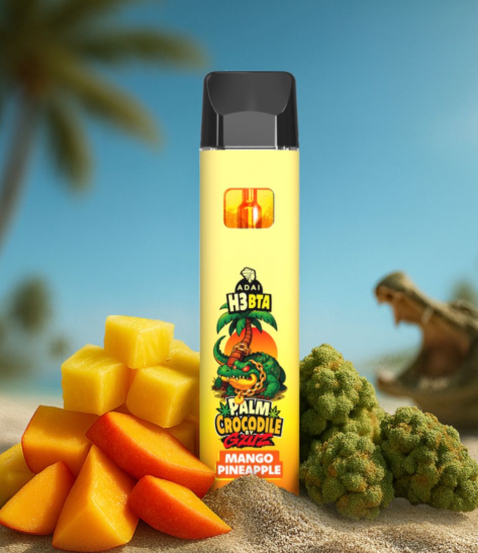 Palm Crocodile H3BTA Vape - Mango Pineapple 1ml - My Candytown